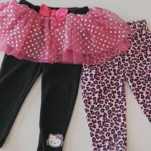 2 PAIRS OF ADORABLE LEGGINGS